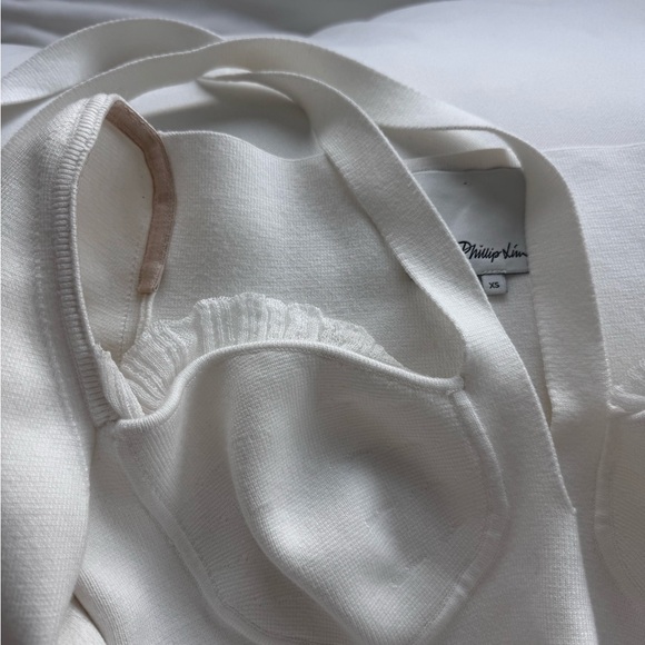 Phillip Lim 3.0 halter neck pointelle top - Picture 3 of 5